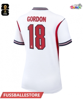 Günstige England Anthony Gordon #18 Heimtrikot Damen WM 2026 Kurzarm
